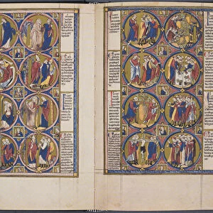 The Creation. Bible moralisee (Codex Vindobonensis 2554), ca 1250. Artist: Anonymous