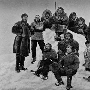 The Crew of the Fram after their Second Winter. About 24 February, 1895, 1895 (1897)