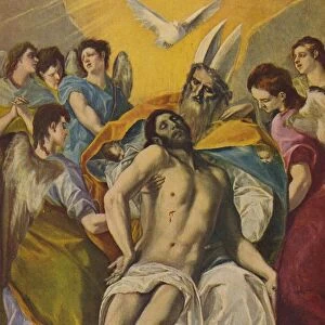 Cristo En Brazos Del Padre Eterno, (Christ in Arms of the Eternal Father), 1577, (c1934). Artist: El Greco