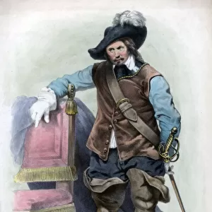 The part of Cromwell, in the Musketeers. Artist: Matis