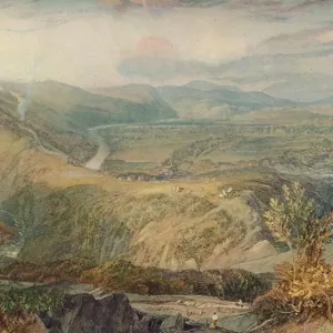 The Crook of the Lune Print, 1909 watercolour
