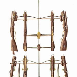 Crossbow. From the Antiquities of the Russian State, 1849-1853
