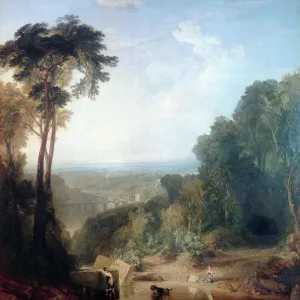 Passer la rivière, c1815. Artiste : JMW Turner.