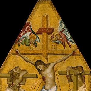 The Crucifixion of Christ, ca 1340. Artist: Master of the Kaufmann Crucifixion (active ca 1350)
