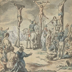 The Crucifixion of Christ, late 18th century. Creator: Pehr Horberg