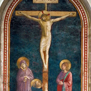 The Crucifixion with Saint Dominic, c. 1440. Artist: Angelico, Fra Giovanni, da Fiesole (ca. 1400-1455)