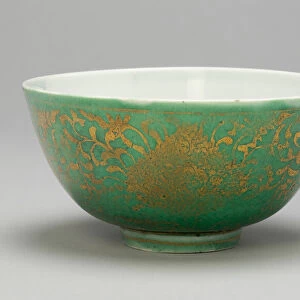 Cup with Peonies, Ming dynasty (1368-1644), Jiajing period (1522-1566). Creator: Unknown