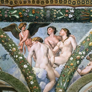 Cupid and the Three Graces, 1517-1518. Creator: Raphael (Raffaello Sanzio da Urbino) (1483-1520)
