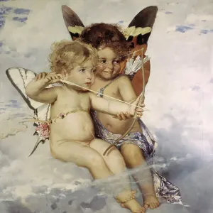 Cupids, 1881. Creator: Julius Kronberg