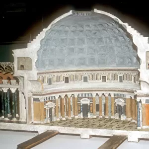 Cutaway model of the Pantheon, Rome
