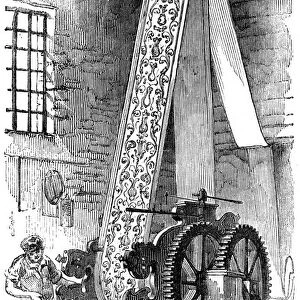Cylinder printing machine, 1886