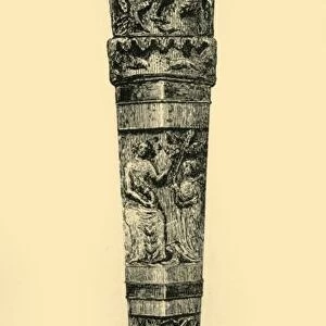 Dagger and sheath, c1360-1400, (1881). Creator: J Brooke