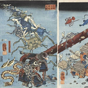 Daimotsu-no-ura kaitei no zu (At the Bottom of the Sea in Daimotsu Bay), ca 1852