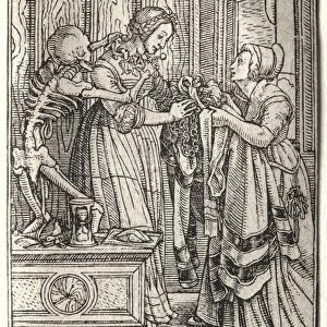 Dance of Death: The Countess. Creator: Hans Holbein (German, 1497 / 98-1543)