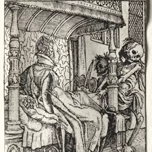 Dance of Death: The Duchess. Creator: Hans Holbein (German, 1497 / 98-1543)