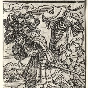 Dance of Death: The Earl, c. 1526. Creator: Hans Holbein (German, 1497 / 98-1543)