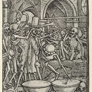 Dance of Death: The Trumpeters of Death. Creator: Hans Holbein (German, 1497 / 98-1543)