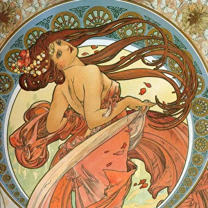 Dance (From the series The Arts), 1898. Artist: Mucha, Alfons Marie (1860-1939)