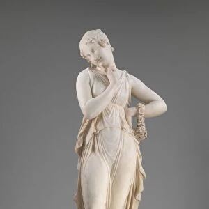 Dancer with Finger on Chin, model 1809 / 1814, carved 1819 / 1823. Creator: Antonio Canova
