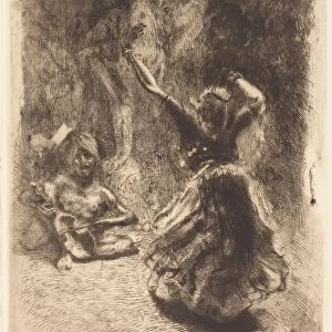 The Dancer of Tanjore (La bayadere of Tanjore), 1914. Creator: Paul Albert Besnard