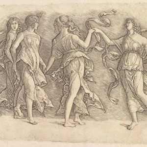 Four Dancing Muses, ca. 1497. Creator: Unknown