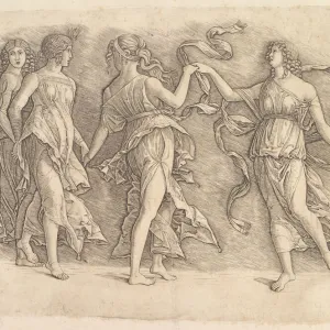 Four Dancing Muses, ca. 1497. Creator: Unknown