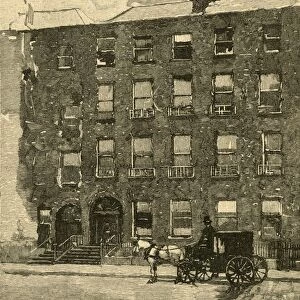 Daniel O Connells house in Merrion Square, Dublin, Ireland, c1890