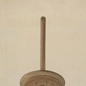 Dasher for Butter Churn, 1935 / 1942. Creator: Clyde L. Cheney
