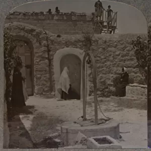 Davids well on the outskirts of Bethlehem, c1900