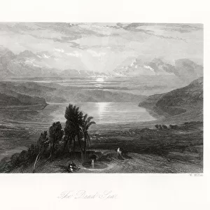 The Dead Sea, 19th century. Artist: W Miller