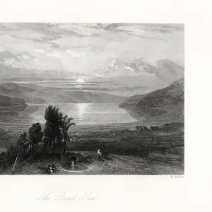 The Dead Sea, 19th century. Artist: W Miller