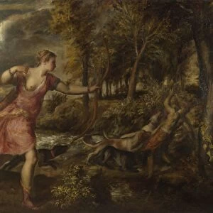 The Death of Actaeon, ca 1559-1575. Artist: Titian (1488-1576)