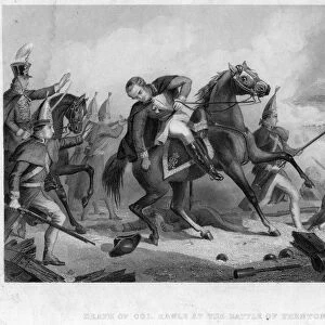 The death of Colonel Rawle at the Battle of Trenton, 1776