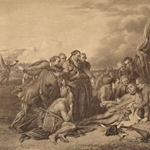 The Death of General Wolfe on the Heights of Abraham, Quebec, 13th September 1759, 1886. Artist: Thomas Brown