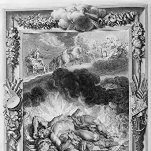 The death of Hercules, 1733. Artist: Bernard Picart