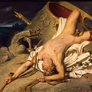 The Death of Hippolytus, 1825. Creator: Court, Joseph-Desire (1797-1865)