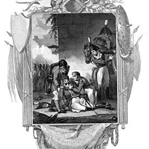 Death of Lieutenant-General Sir John Moore, British soldier, La Coruna, Spain, 1809