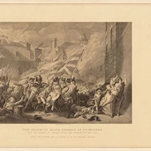 The Death of Major Peirson at St. Heliers, 1781 (1878). Artist: JJ Crew