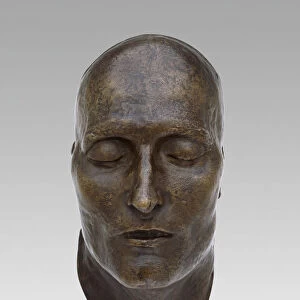 Death Mask of Napoleon, modeled 1821 (cast 1833). Creators: Louis Richard, E. Quesnel