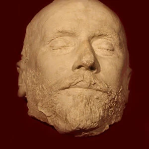 The death mask of Pyotr Ilyich Tchaikovsky, 1893