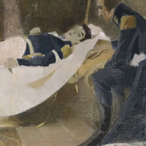 The death of Wilhelm von Schwerin, 1927. Artist: Schjerfbeck, Helene (1862-1946)