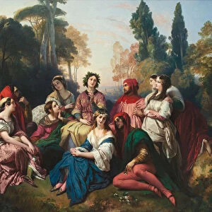 The Decameron, 1837. Artist: Winterhalter, Franz Xavier (1805-1873)