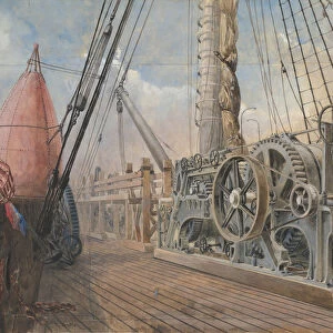 Deck of the Great Eastern, the Cable Trough, etc. 1866, 1865-66