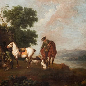 The Deer Hunt, 1760. Creator: Wenzel Ignaz Prasch