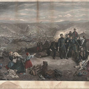 The defence of Kars. Artist: Simpson, William (1832-1898)