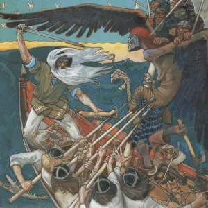 The Defense of the Sampo, 1896. Artist: Gallen-Kallela, Akseli (1865-1931)