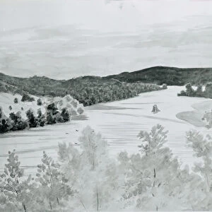 Delaware Water Gap, c. 1890. Creator: Louis Michel Eilshemius