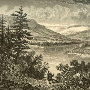 Delaware Water-Gap, Looking South from Shawnee, 1872. Creator: Granville Perkins