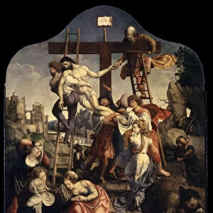The Descent from the Cross, c1520. Artist: Jan Gossaert