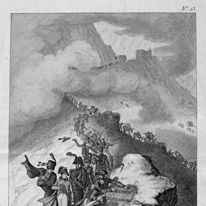 The descent of Mount St Bernard, 1800